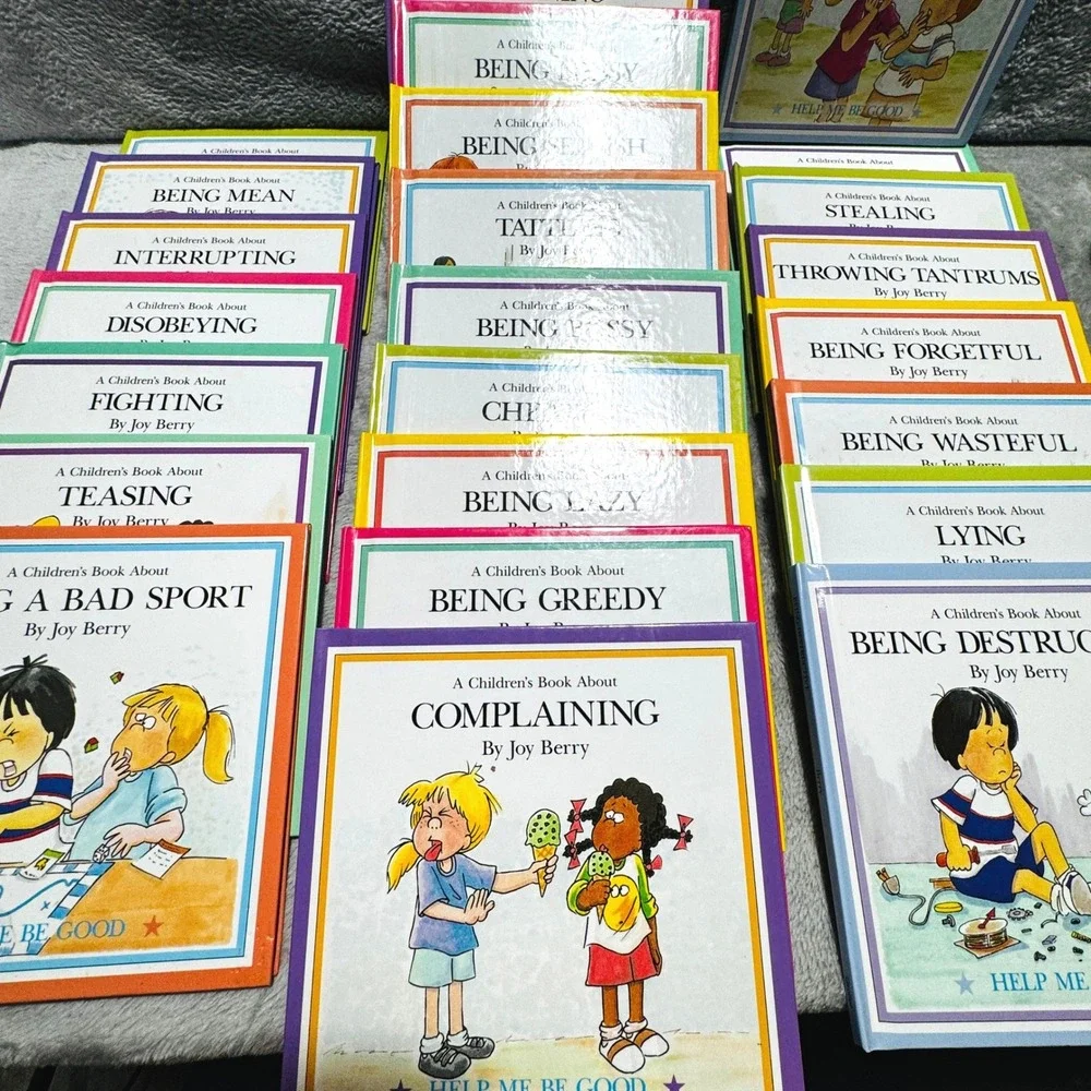 Joy Berry Help Me Be Good Lot 25 Grolier HC Child Behavior Books Homeschool